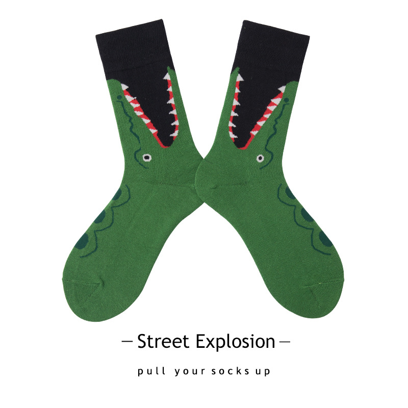 Japanese Electricity Supplier Socks In Tube Socks Plaid Stripe Lovers Street Style Skate Socks